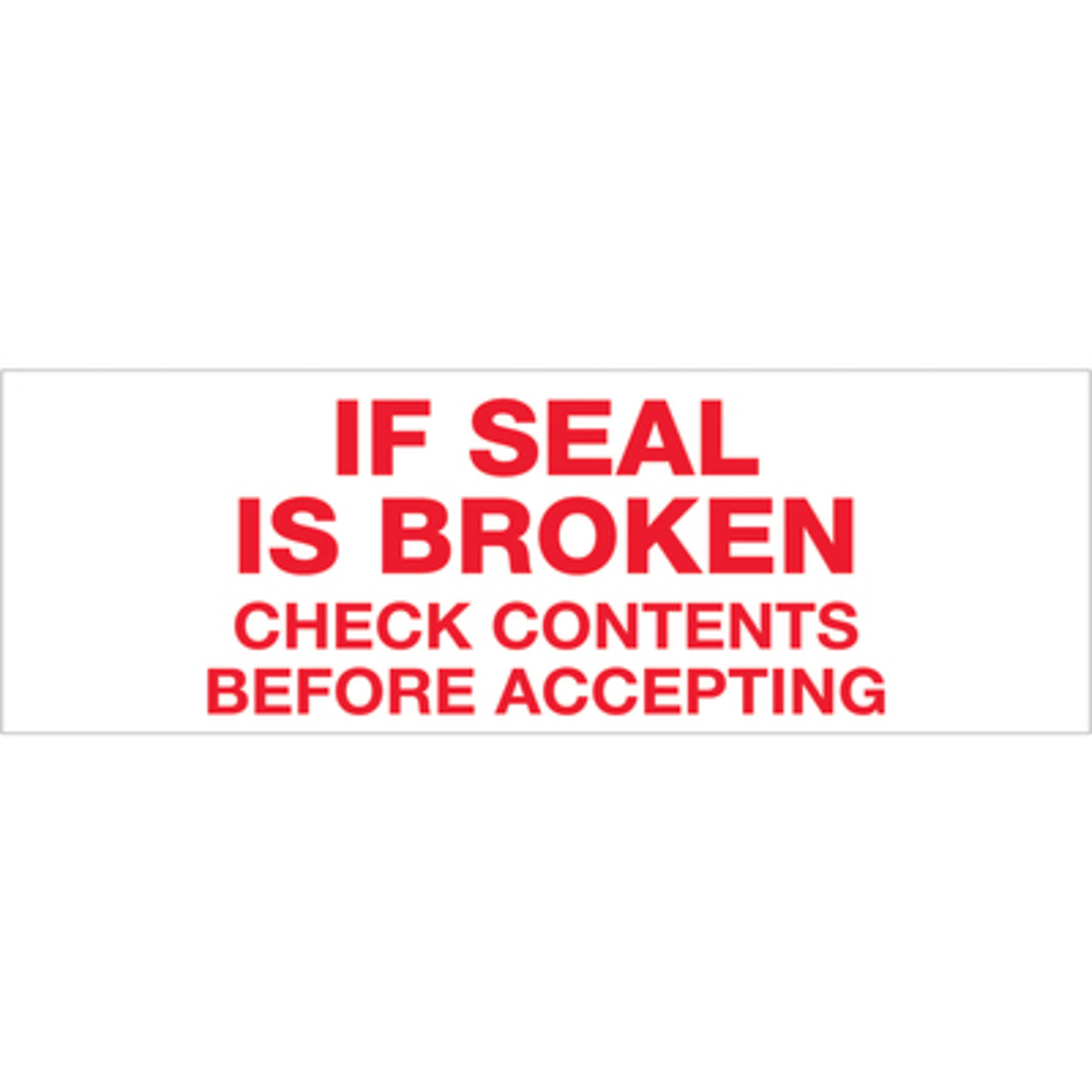 2in. x 55 yds. - "If Seal Is Br." T Logic 36/CS, Model# T901P16